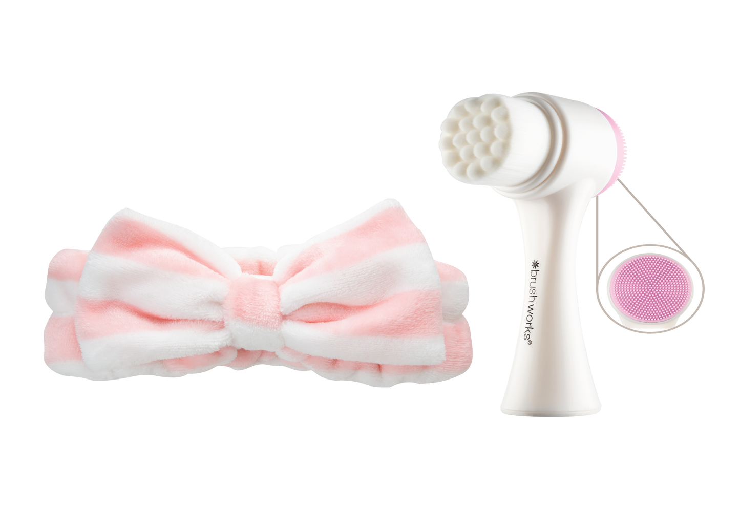 Brushworks-Luxury facial Cleansing Brush & Headband