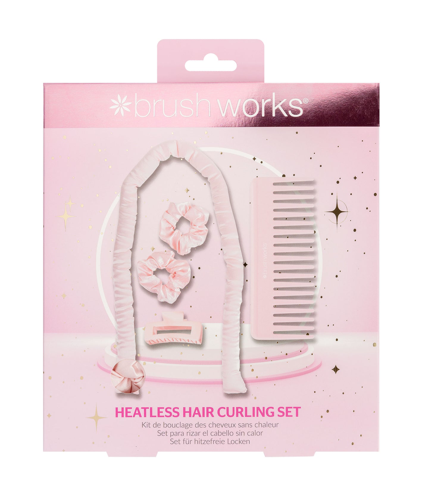 Brushworks-Heatless Hair Curling Set
