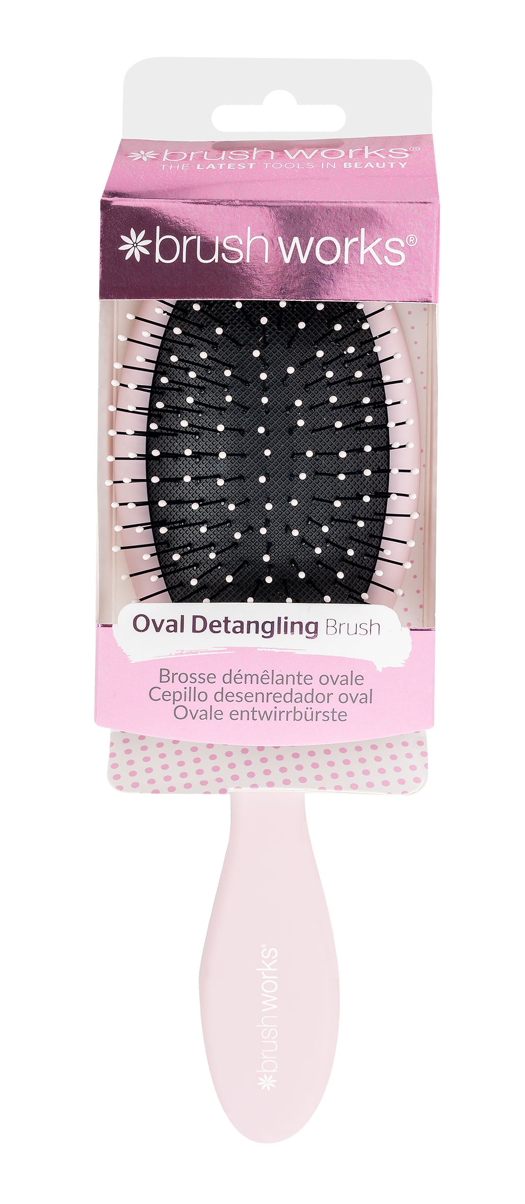 52 56 051 Brushworks Oval Detangling Brush - Pink FOP.jpg