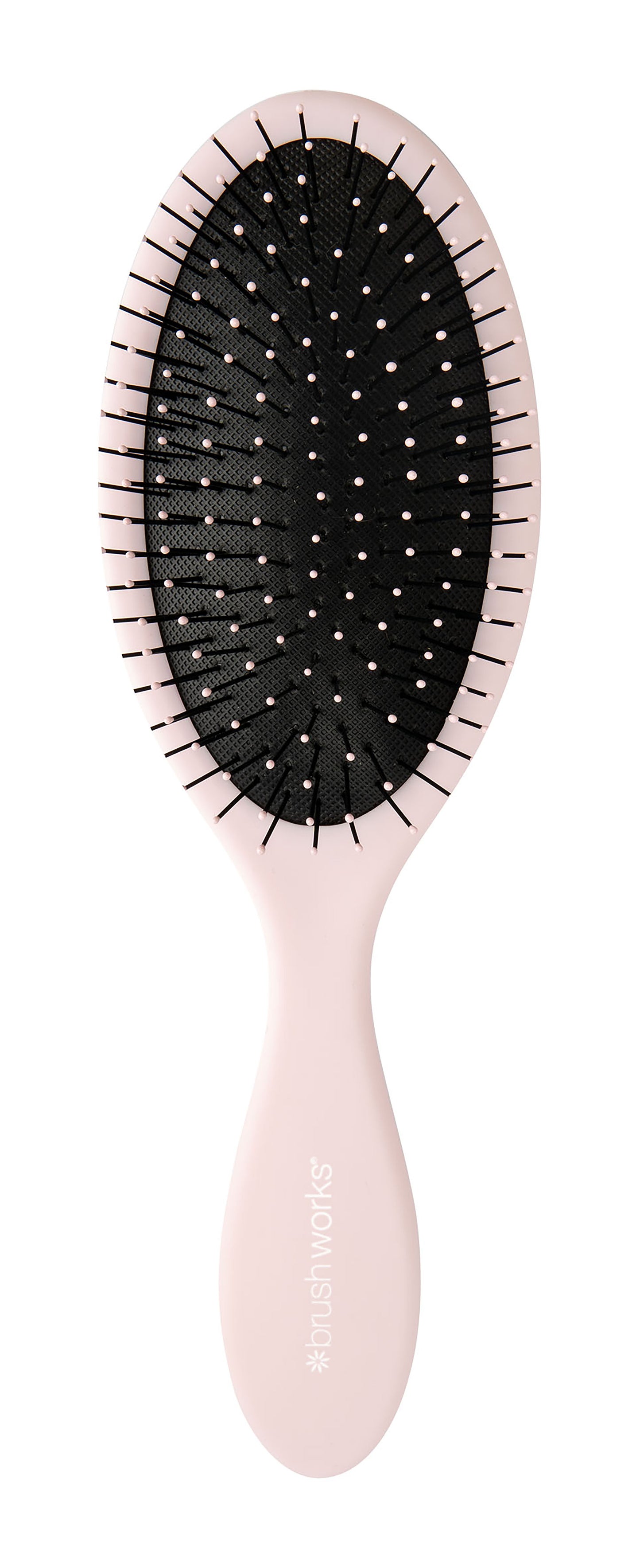 52 56 051 Brushworks Professional Oval Detangling Hair Brush - Pink OOP.jpg