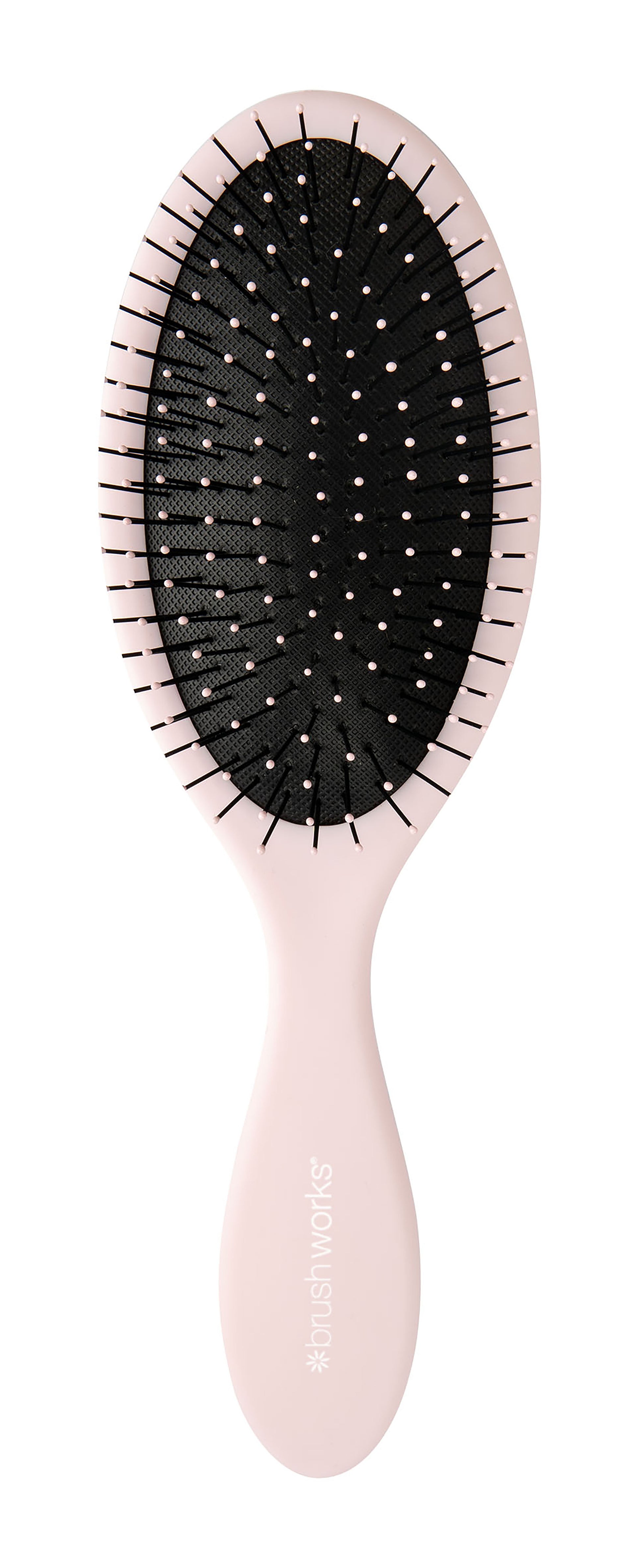 52 56 051 Brushworks Professional Oval Detangling Hair Brush - Pink OOP.jpg