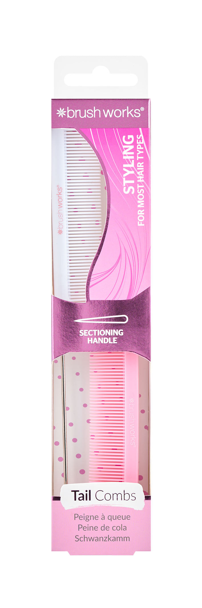 52 56 060 Brushworks Professional Tail Combs - 2 Pack FOP.jpg