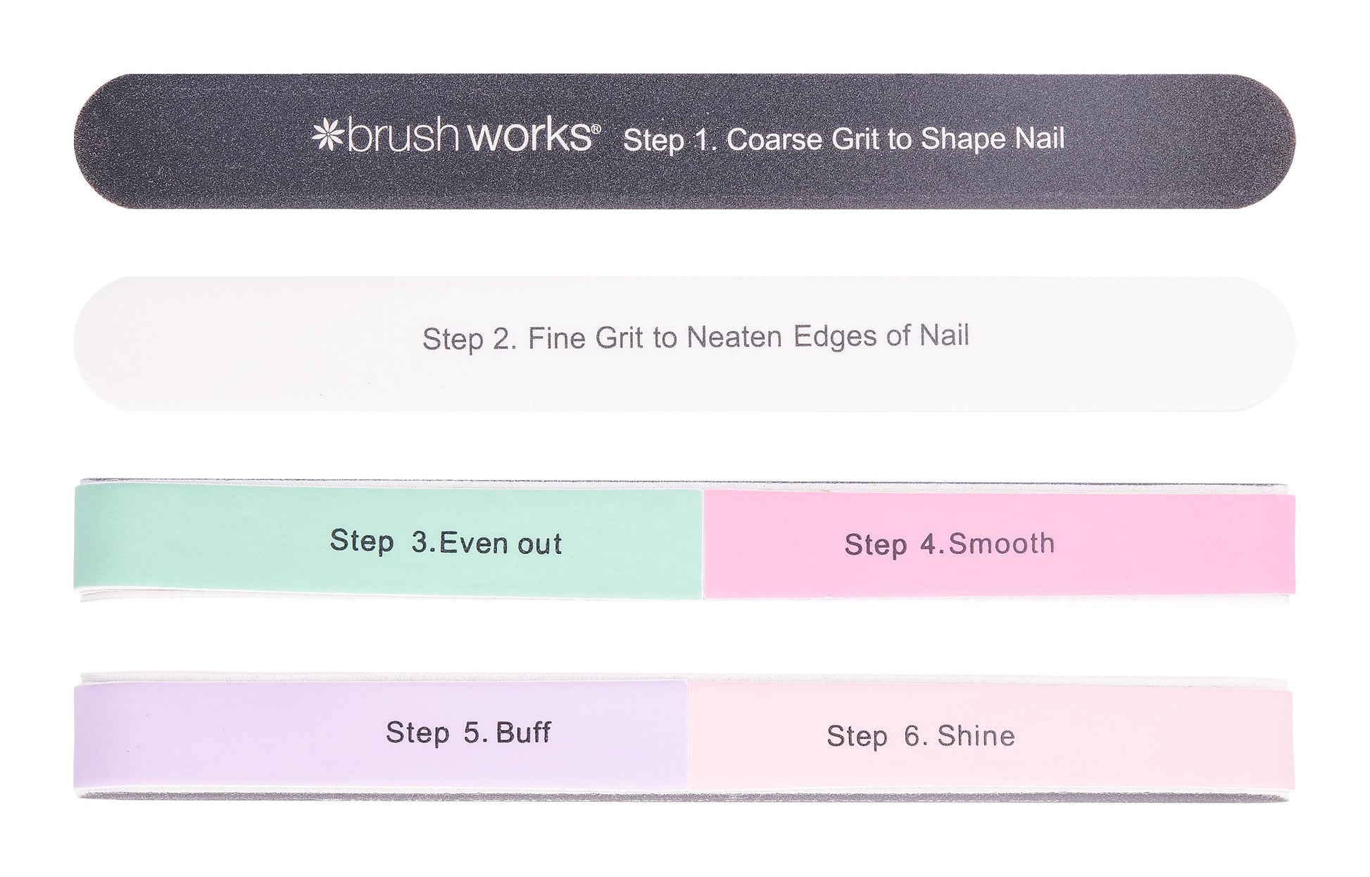 52 56 261 Brushworks 6 Sided Nail File - Shape & Shine OOP.jpg