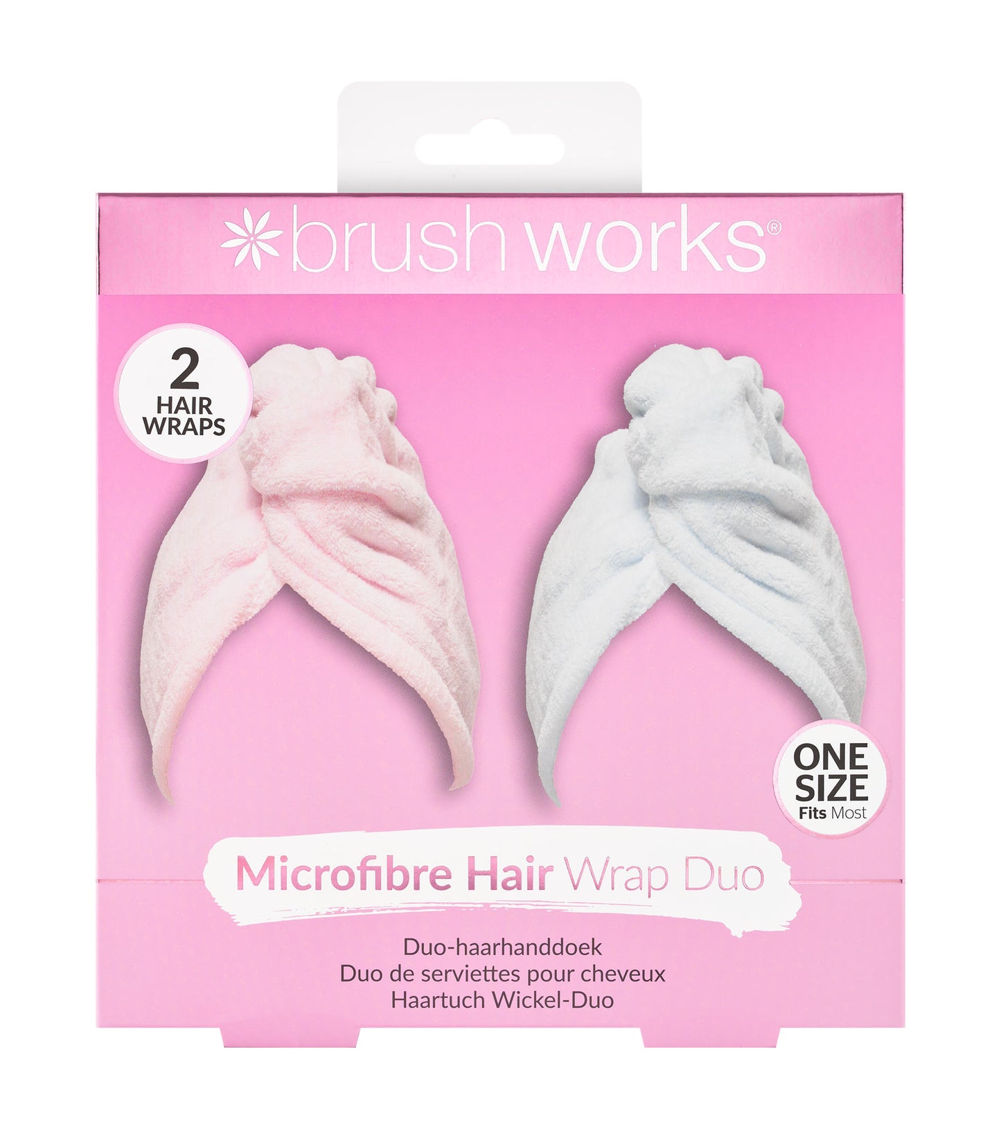 52 56 275 Brushworks Microfibre Hair Towel Wrap Duo FOP.jpg