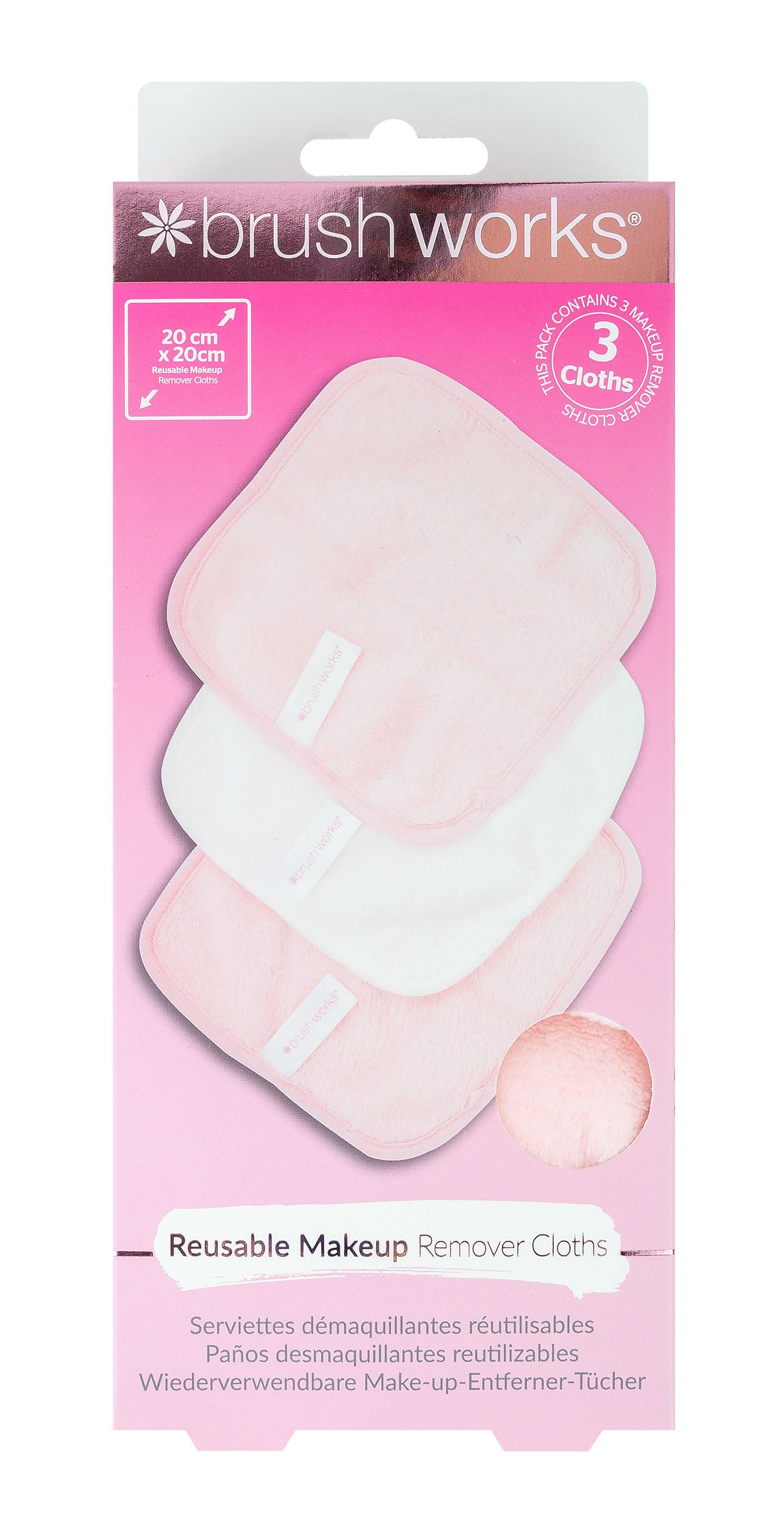 52 56 364 Brushworks Makeup Remover Cloths - 3 Pack FOP.jpg