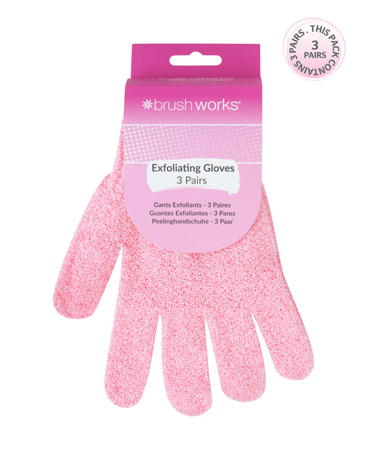 52 56 395 Brushworks Exfoliating Gloves - 3 Pairs FOP.jpg
