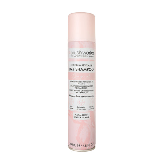52 56 447 Brushworks Refresh & Revitalise Floral Dry Shampoo 200ml FOP.jpg