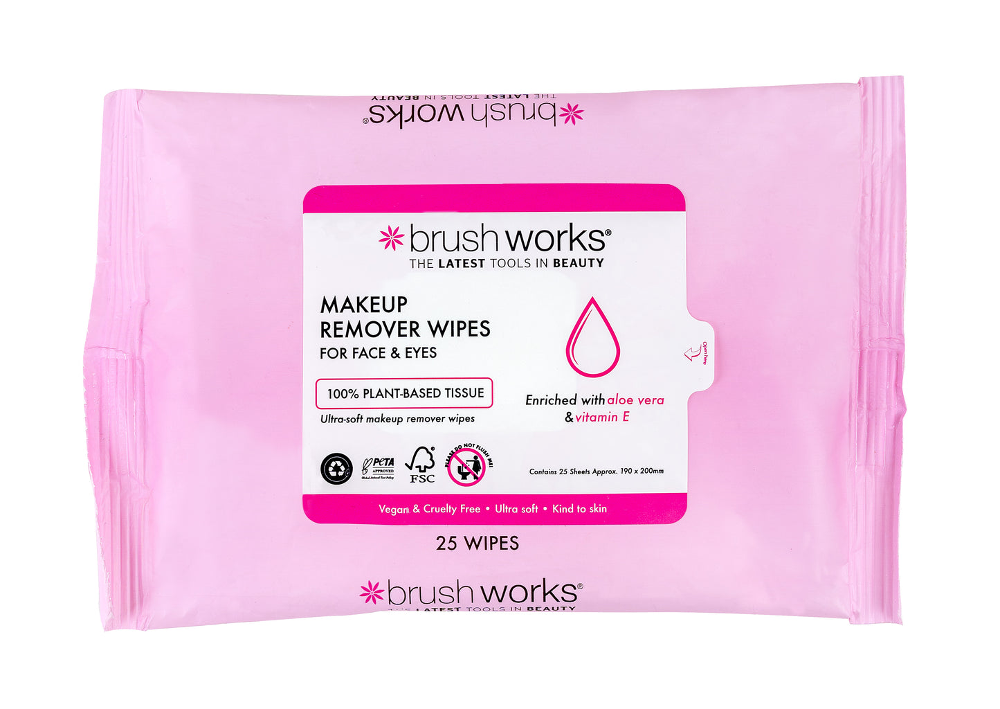 52 56 455 Brushworks Makeup Remover Wipes FOP.jpg
