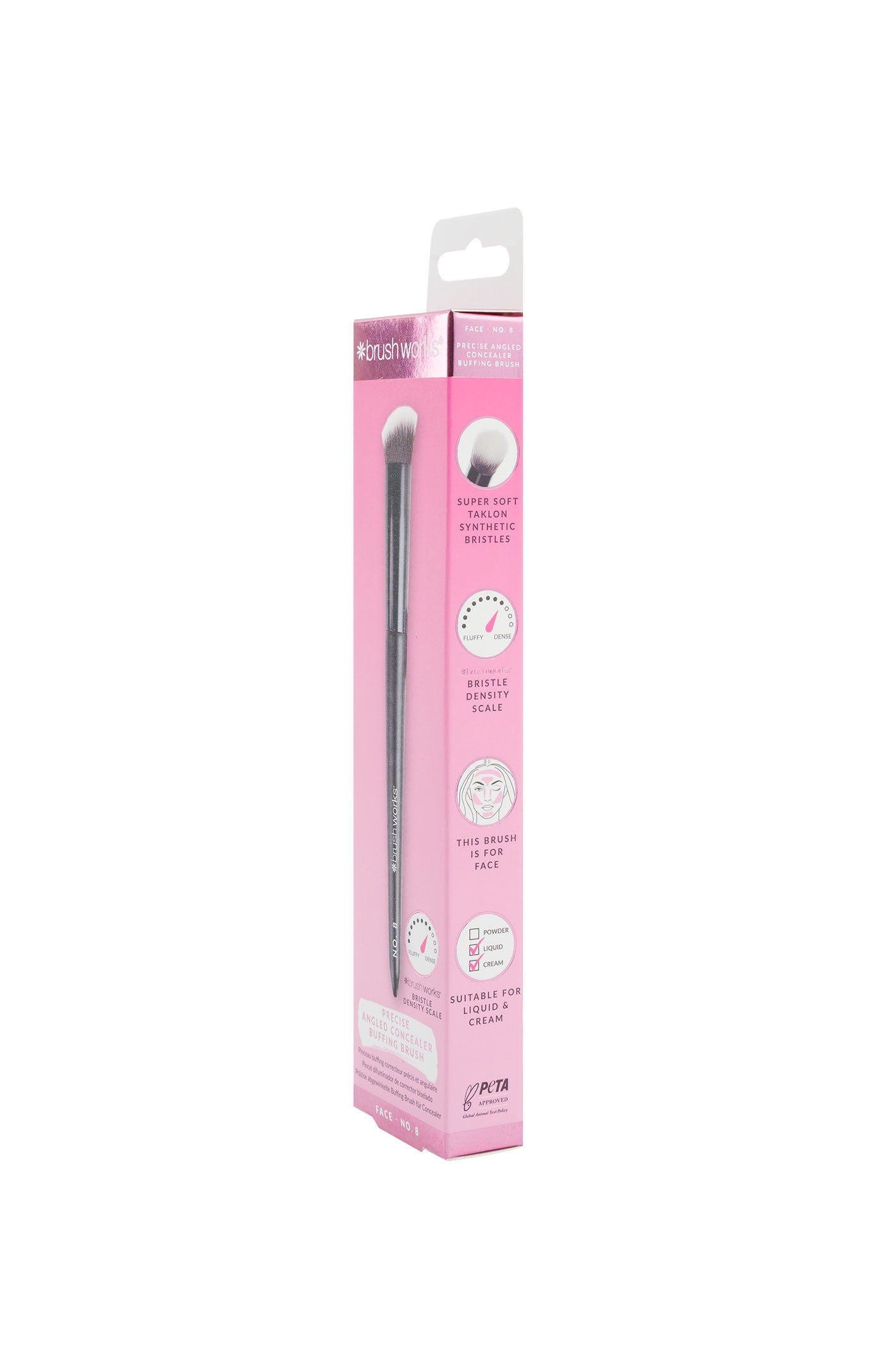 52 56 476 Brushworks No. 8 Precise Angled Concealer Buffing Brush SOP.jpg