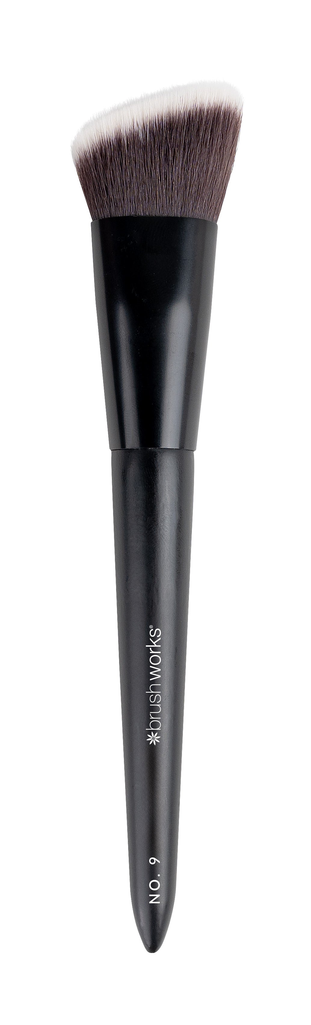 52 56 492 Brushworks No. 9 Angled Flat Top Foundation Buffing Brush OOP.jpg