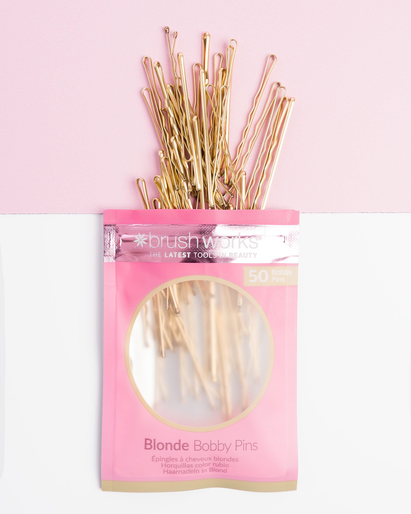 52 56 496 Brushworks Blonde Bobby Pins OOP (2).jpg