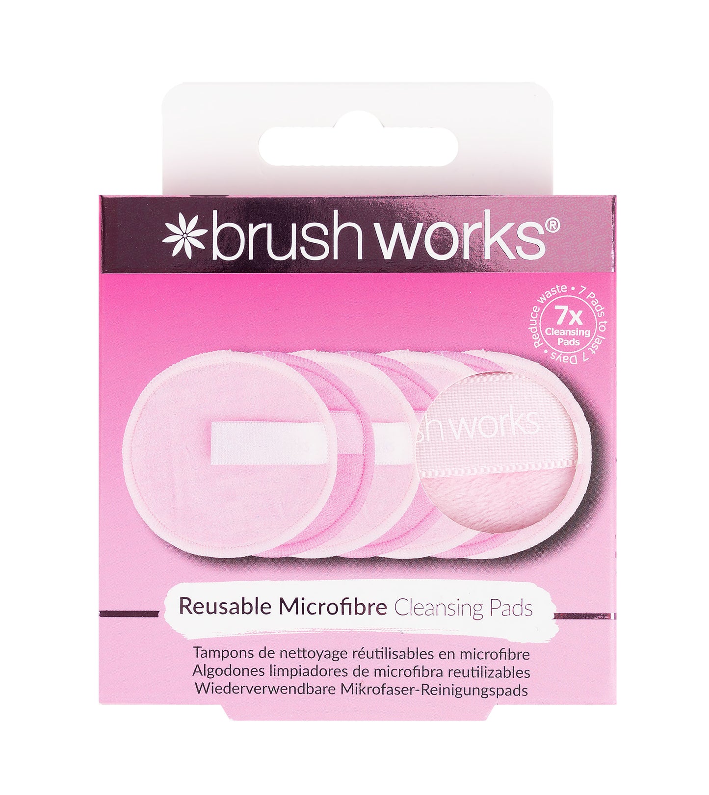 52 56 500 Brushworks Reusable Microfibre Cleansing Pads FOP.jpg