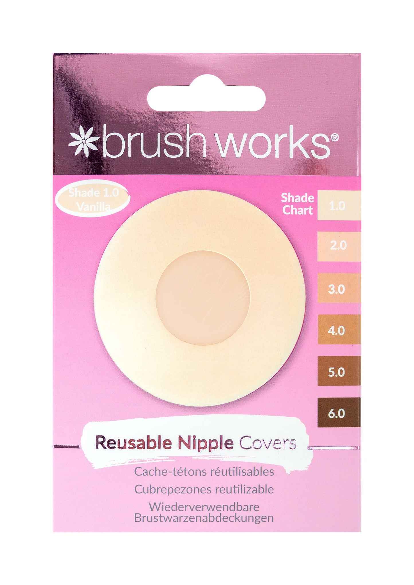 52 56 516 Brushworks Silicone Nipple Covers Shade 1.0 - Vanilla FOP.jpg