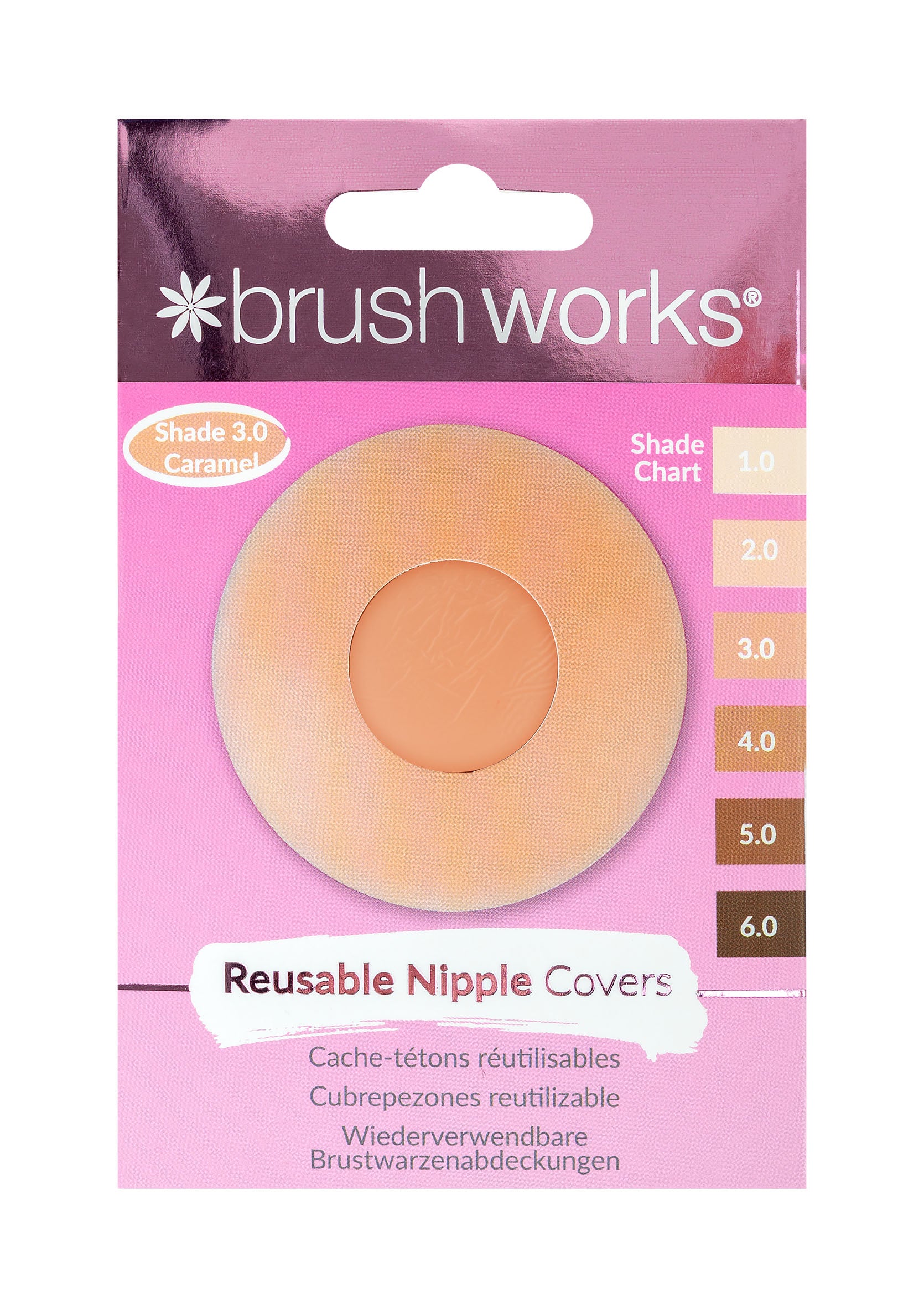 52 56 518 Brushworks Silicone Nipple Covers Shade 3.0 - Caramel FOP.jpg
