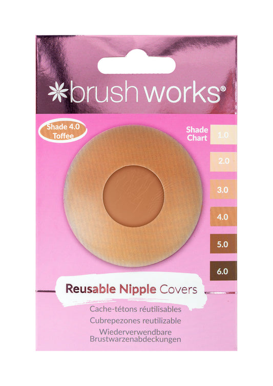 52 56 519 Brushworks Silicone Nipple Covers Shade 4.0 - Toffee FOP.jpg