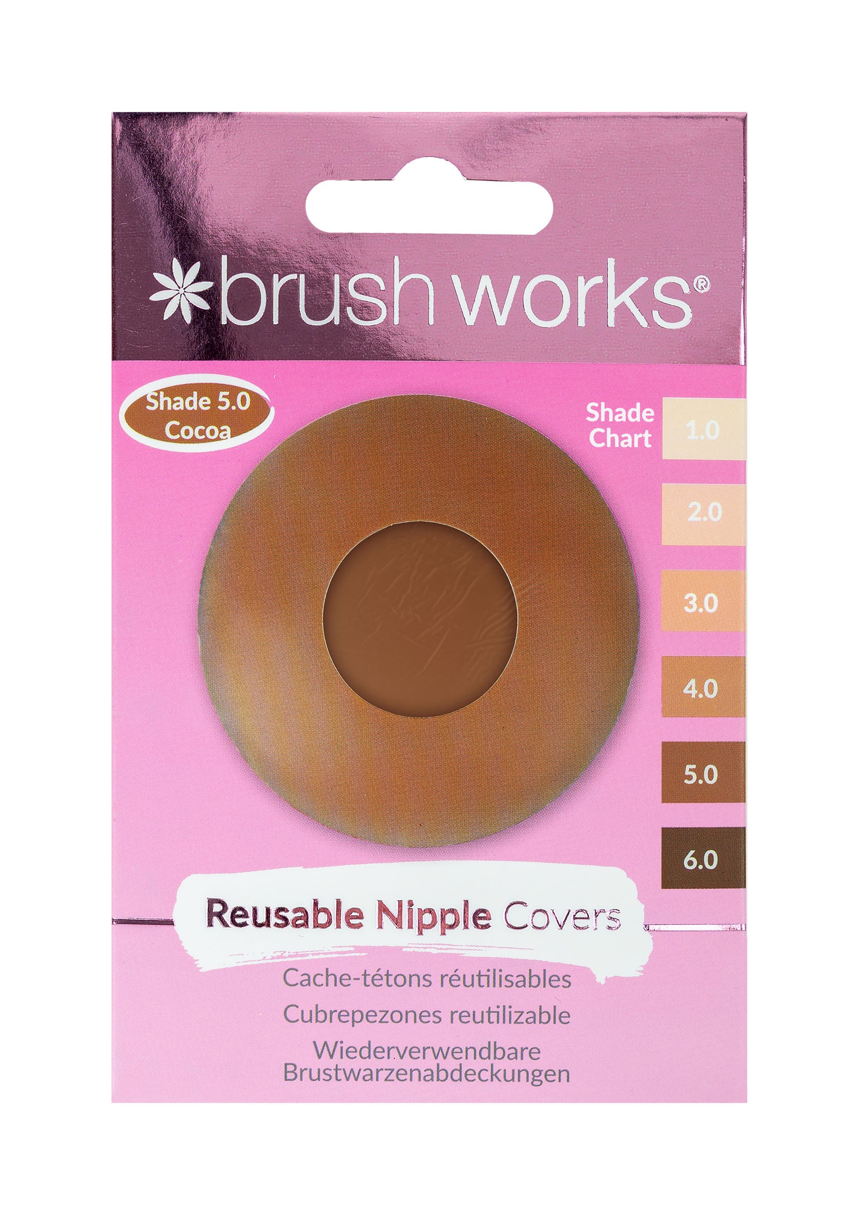 52 56 520 Brushworks Silicone Nipple Covers Shade 5.0 - Cocoa FOP.jpg
