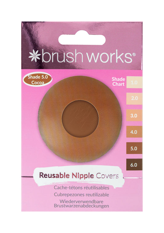 52 56 520 Brushworks Silicone Nipple Covers Shade 5.0 - Cocoa FOP.jpg
