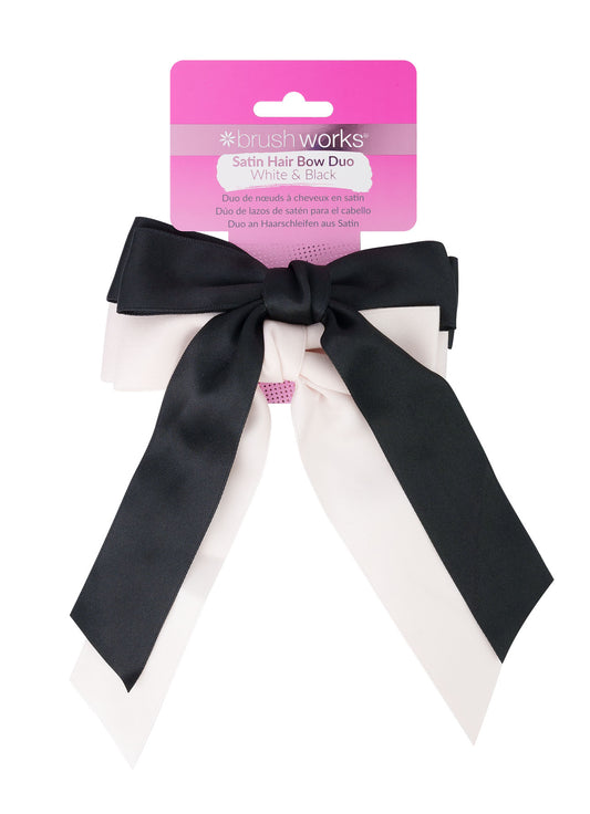 52 56 528 Brushworks Satin Hair Bow Duo – Black & White FOP.jpg