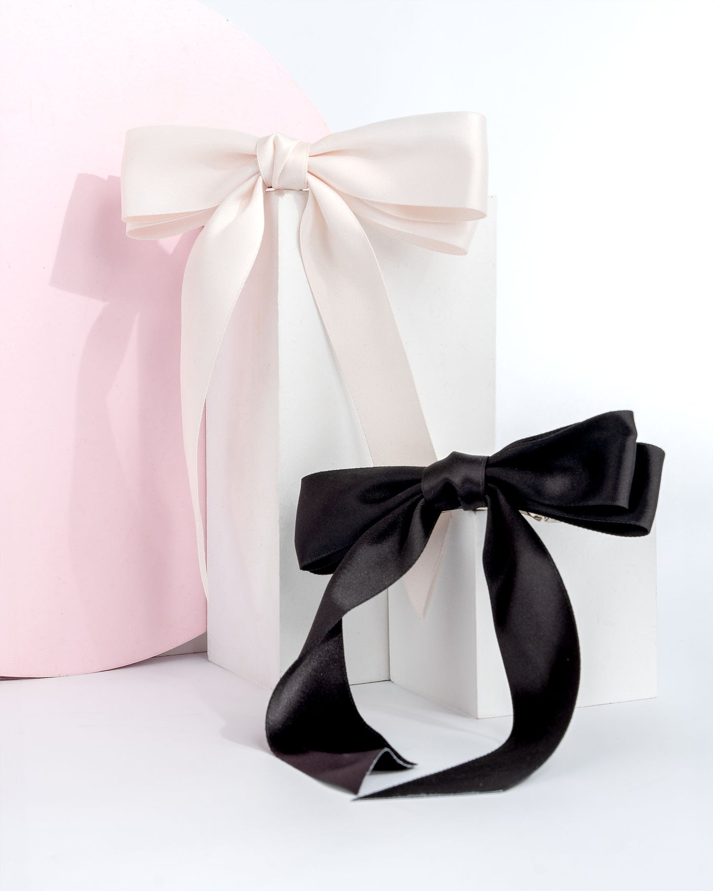 52 56 528 Brushworks Satin Hair Bow Duo – Black & White OOP (1).jpg