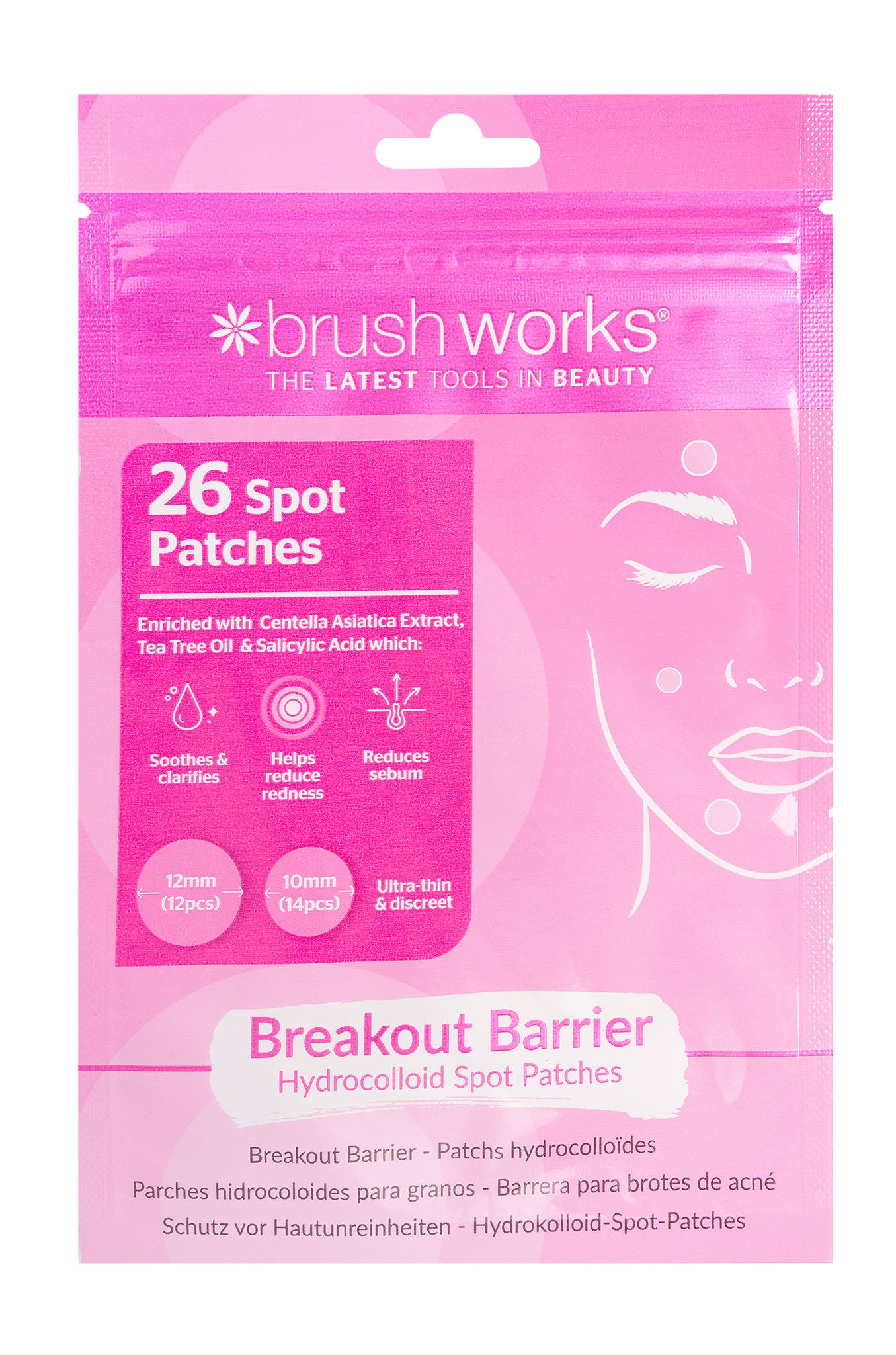 52 56 531 Brushworks Breakout Barrier Hydrocolloid Spot Patches FOP.jpg