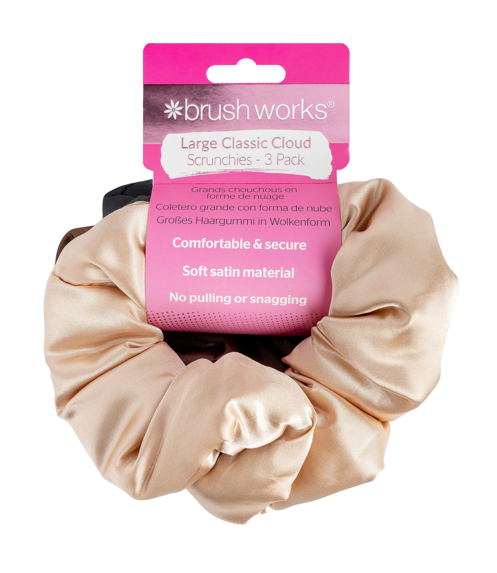 52 56 533 Brushworks Large Classic Cloud Scrunchies - 3 Pack FOP.jpg