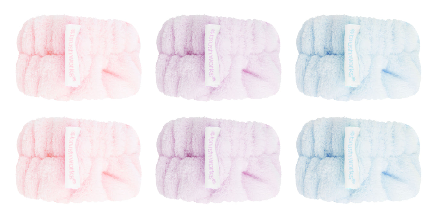 52 56 535 Brushworks Pastel Microfibre Wrist Wash Bands - 3 Pairs OOP.jpg