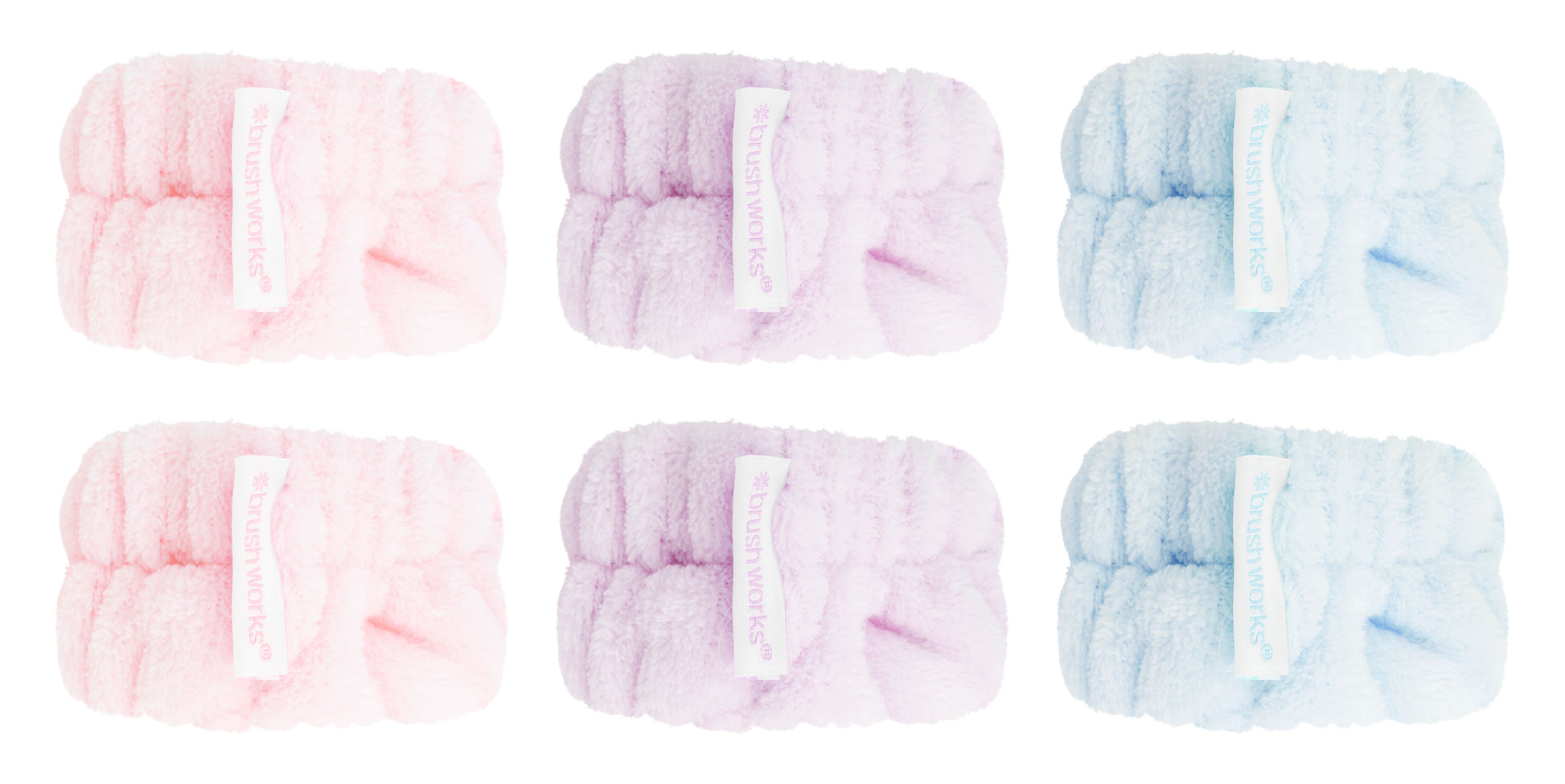 52 56 535 Brushworks Pastel Microfibre Wrist Wash Bands - 3 Pairs OOP.jpg