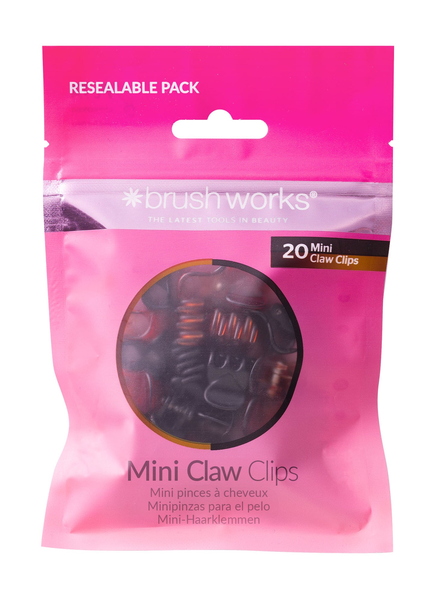 52 56 541 Brushworks Mini Claw Clips - 20 Pack FOP.jpg