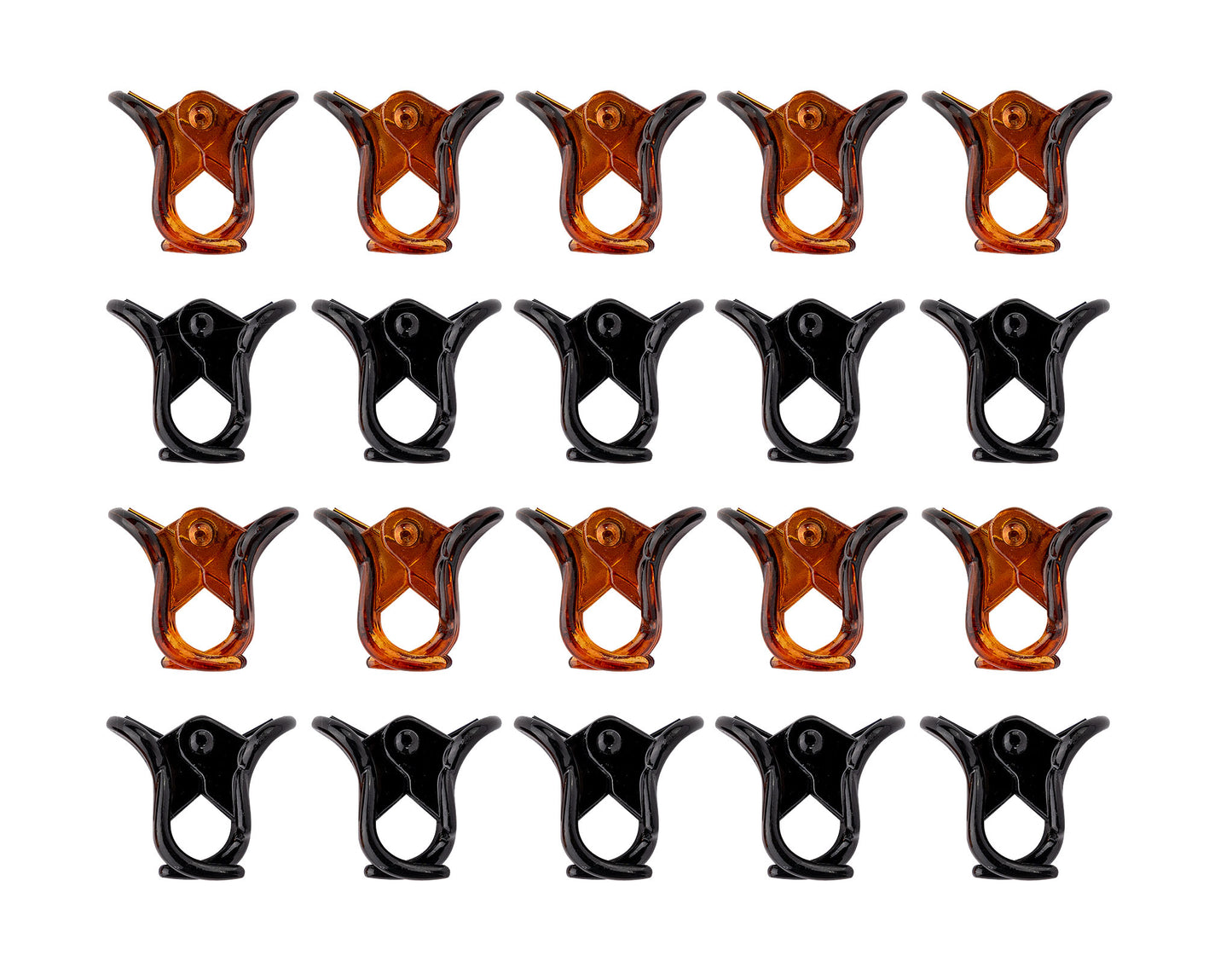 52 56 541 Brushworks Mini Claw Clips - 20 Pack OOP.jpg
