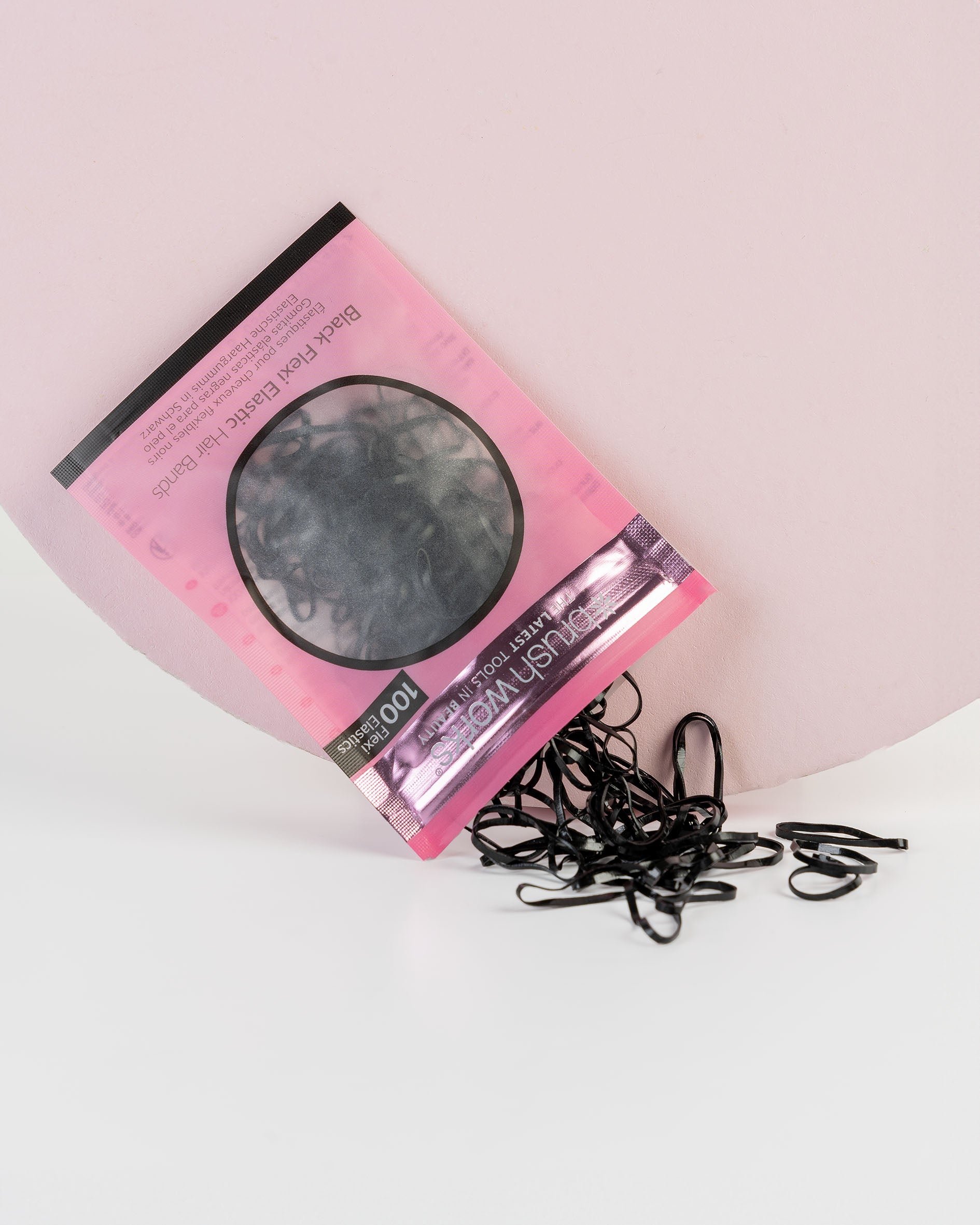 52 56 542 Brushworks Black Flexi Elastic Hair Bands - 100 Pack OOP (3).jpg
