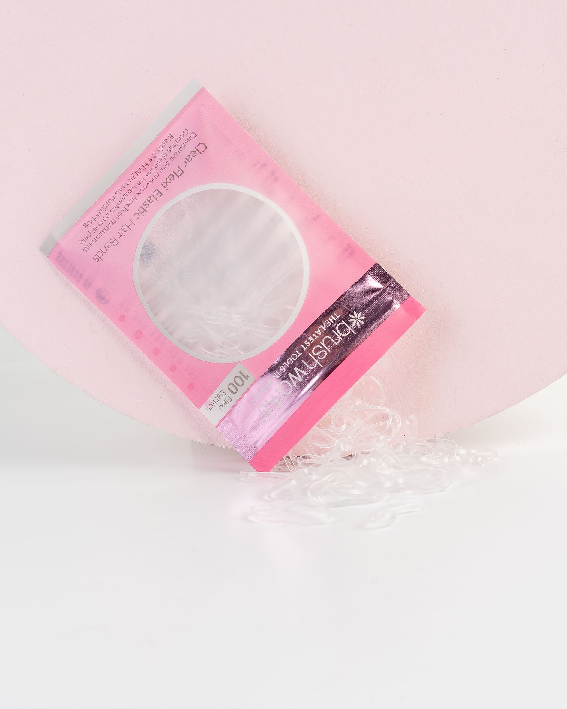 52 56 543 Brushworks Clear Flexi Elastic Hair Bands - 100 Pack OOP (4).jpg