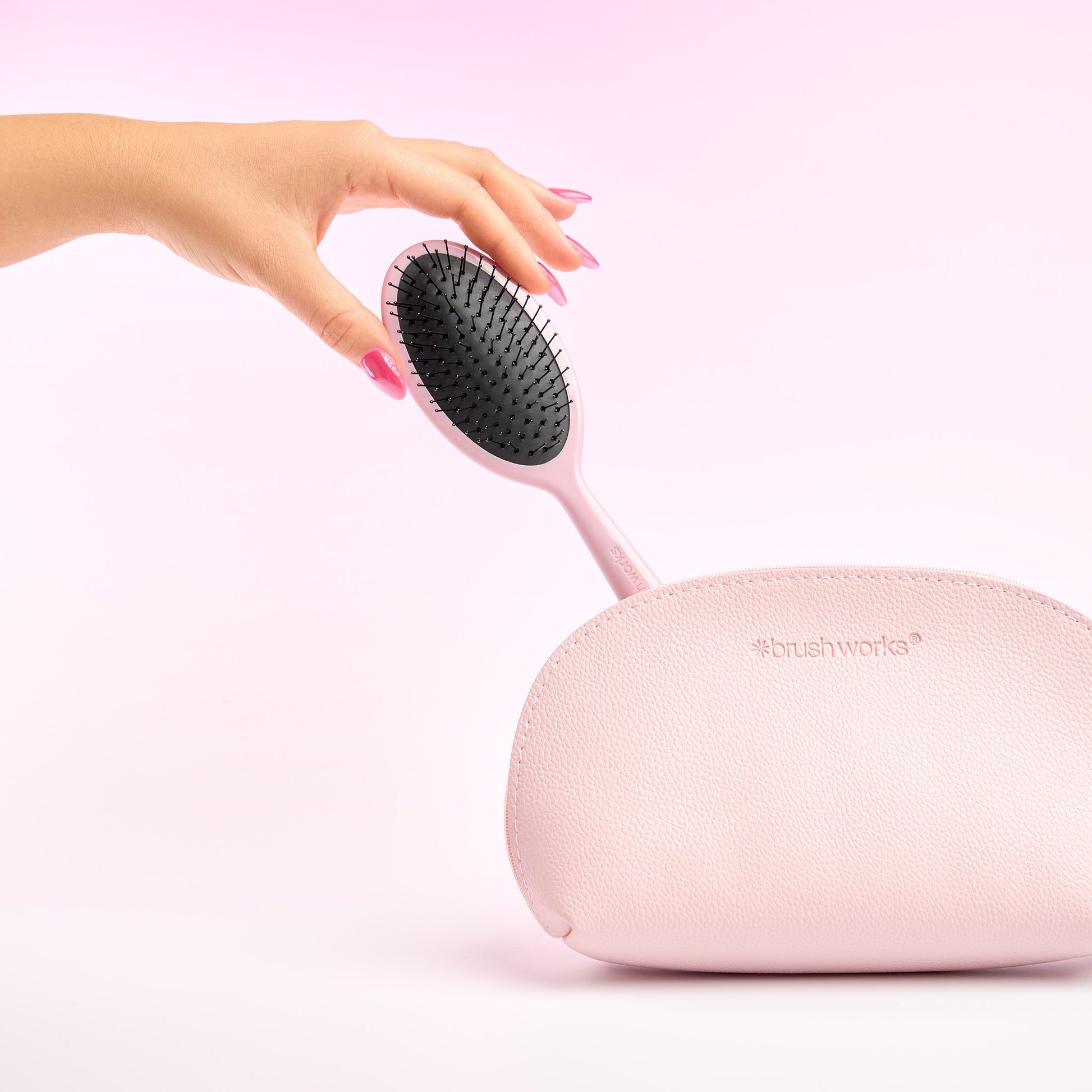 52 56 569 Brushworks Gentle Travel Detangling Hair Brush OOP (2).jpg