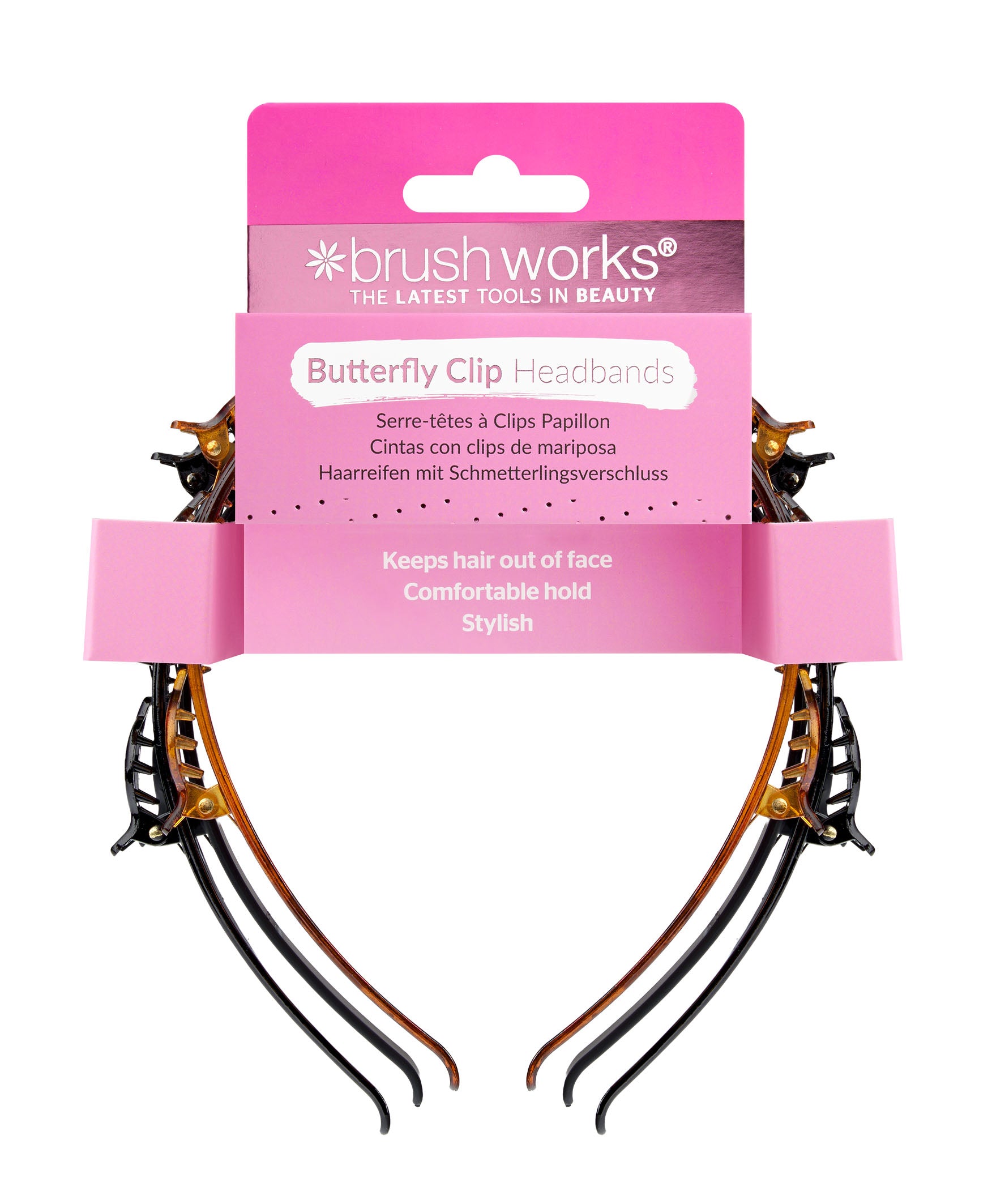 52 56 587 Brushworks Butterfly Clip Headbands - 3 Pack  FOP.jpg