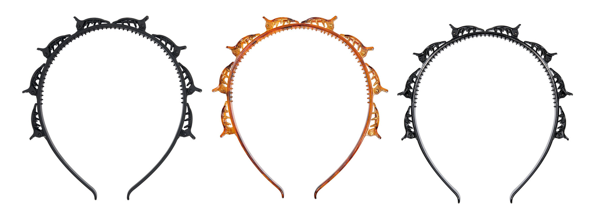 52 56 587 Brushworks Butterfly Clip Headbands - 3 Pack  OOP.jpg
