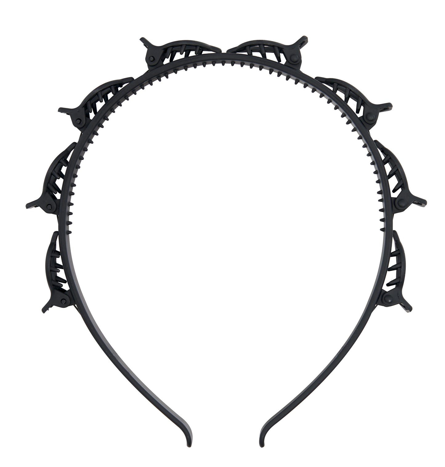 52 56 587 Brushworks Butterfly Clip Headbands - 3 Pack  OOP Matte Black.jpg
