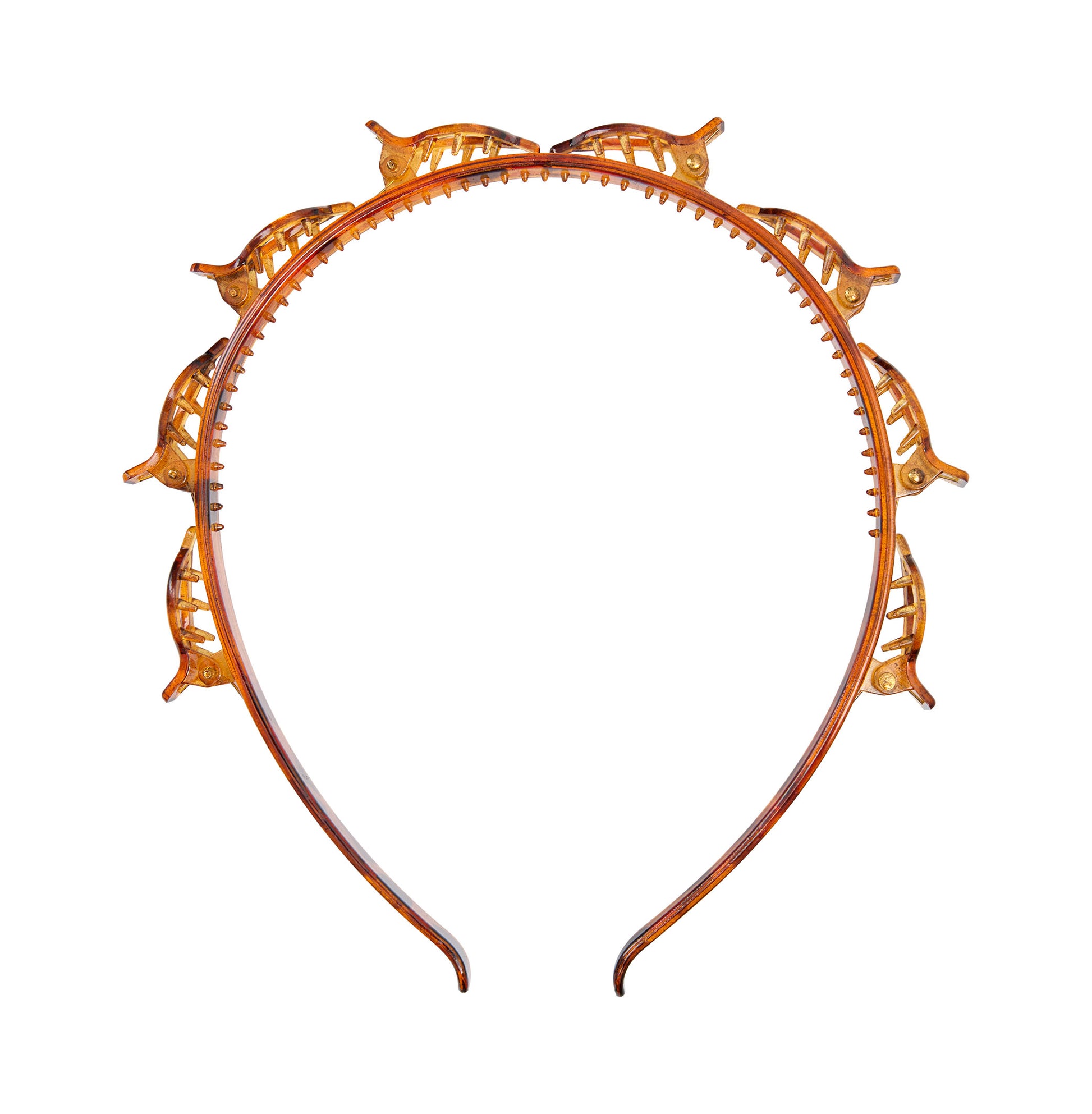 52 56 587 Brushworks Butterfly Clip Headbands - 3 Pack  OOP Tortoise Shell.jpg
